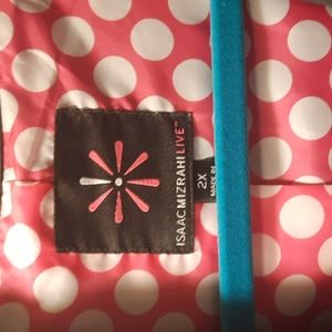 Isaac Mizrahi Black raincoat